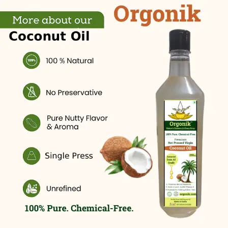 Orgonik Cold PressCoconut Oil