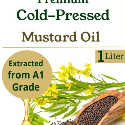 Orgonik Cold Pressed Virgin Black Mustard Oil