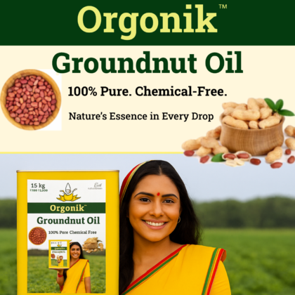 Orgonik Groundnut Oil 16 liter and 15kg