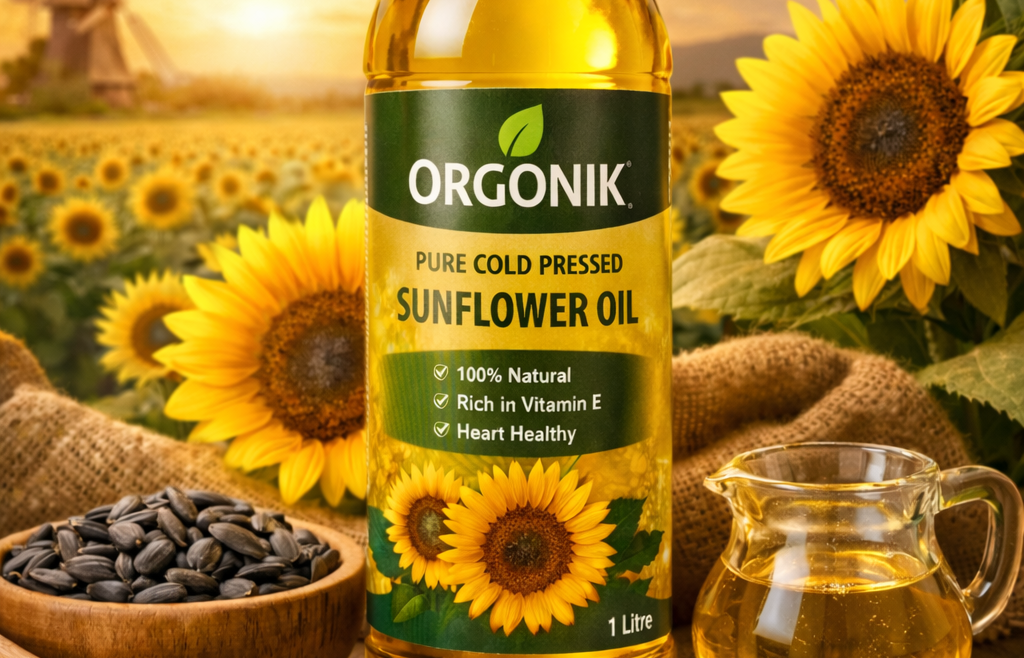 Why Heart Patients Should Choose Orgonik Cold-Pressed Sunflower Oil from Vadodara