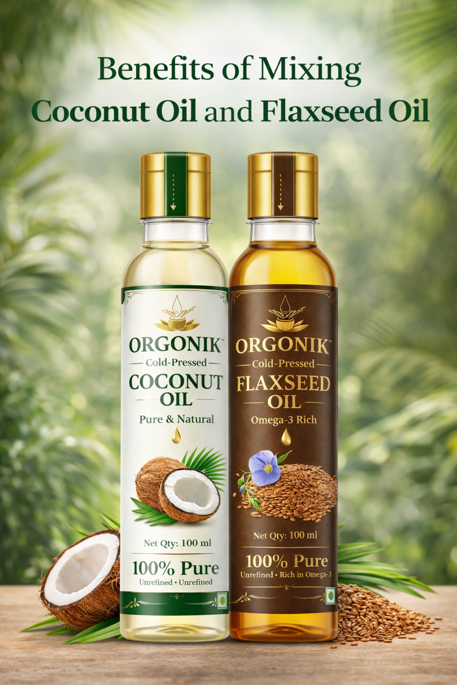 A Natural Blend by Orgonik Coldpressed Oil – Vadodara
