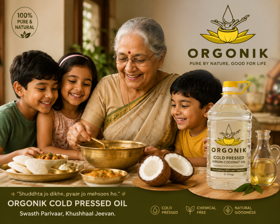 Orgonik Coldpressed Coconut Oil Vadodara