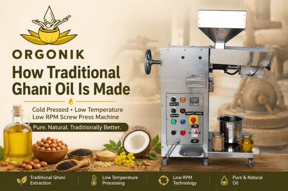 Traditional Ghani Oil Making Process