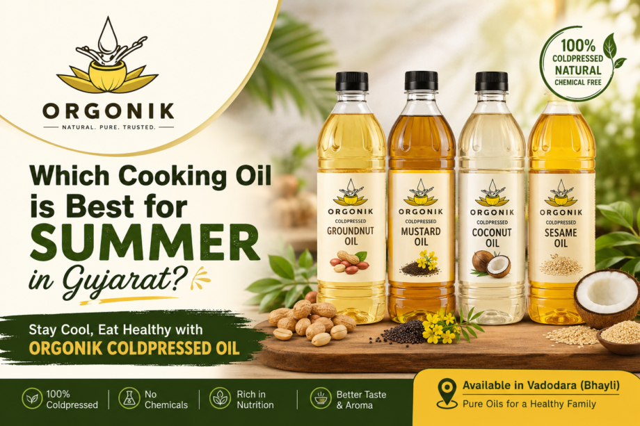 Orgonik cooking oil for summer