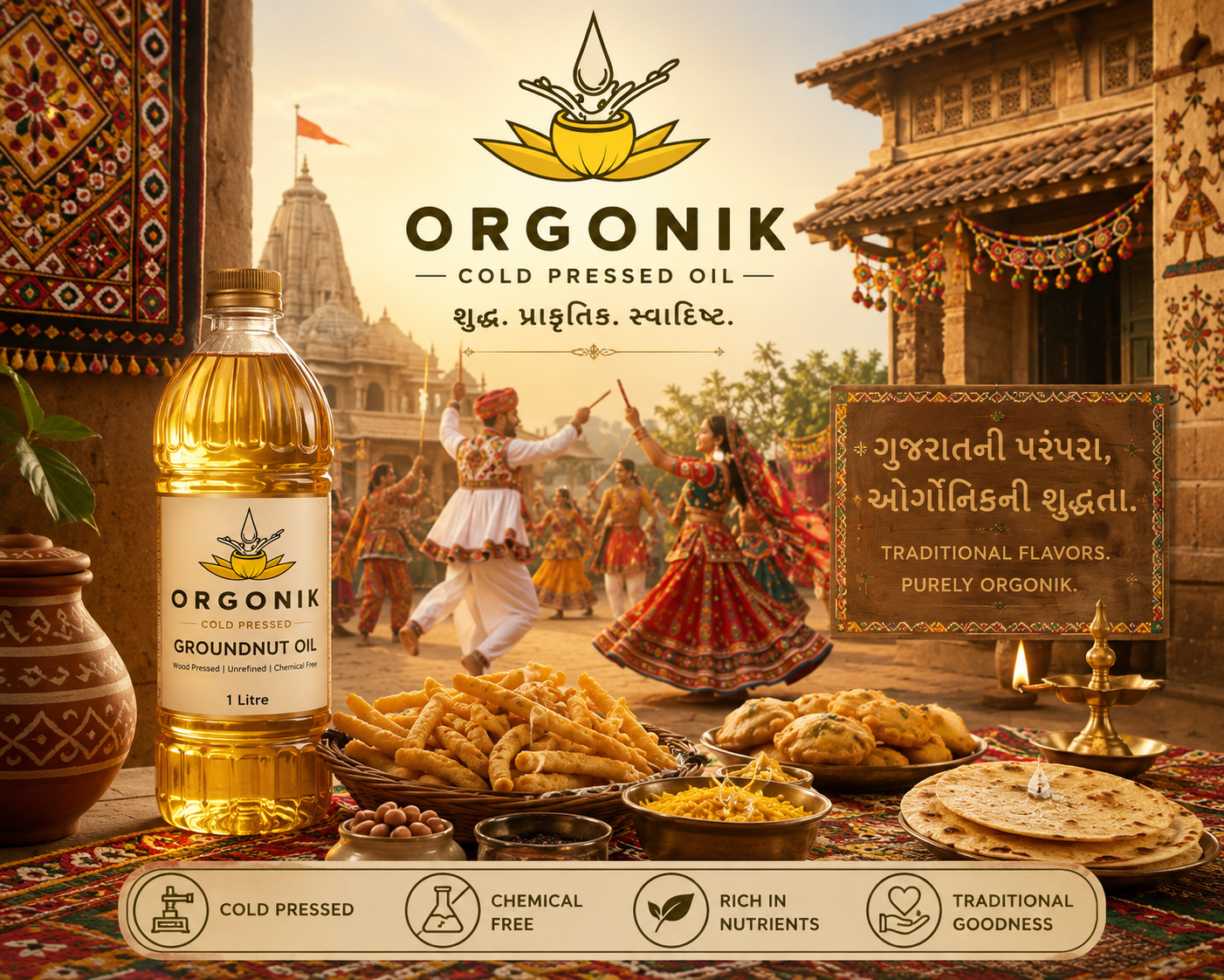 Groundnut Oil for Gujarati Snacks: The Traditional Secret Behind Authentic Taste