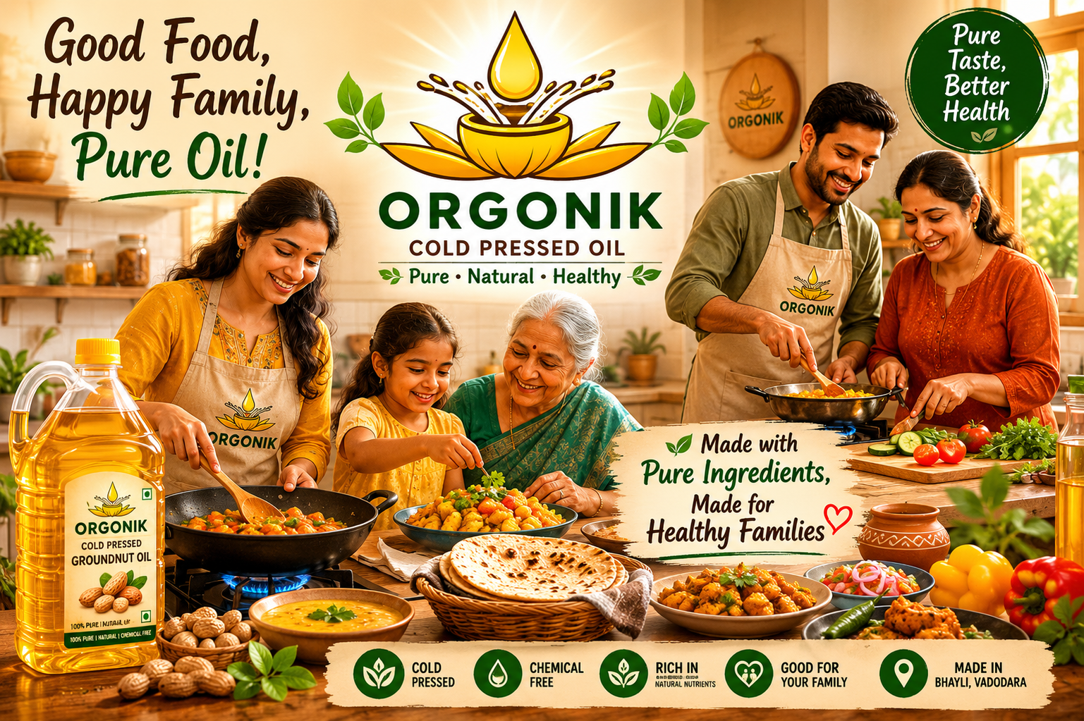 Cold Pressed Oil and Traditional Indian Food: A Perfect Match for Healthy Living